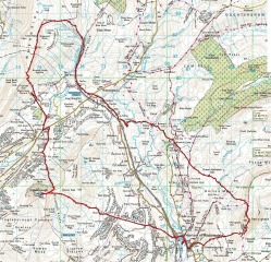 Yorkshire Three Peaks Challenge route map